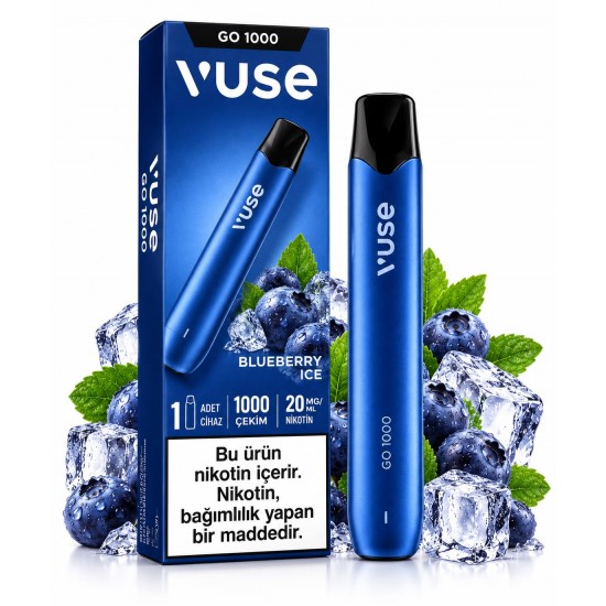 Vuse GO 1000 Blueberry Ice – 1000 Çekim Kullan-At