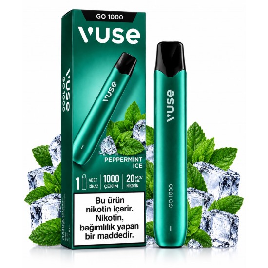 Vuse GO 1000 Peppermint Ice – 1000 Çekim Kullan-At
