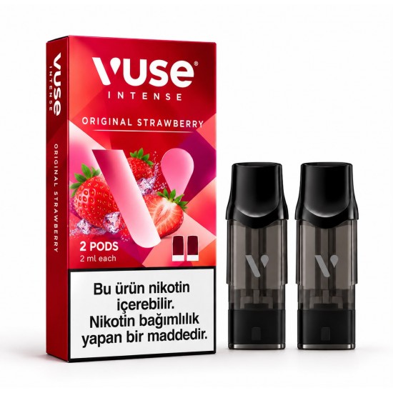 Vuse Intense Original Strawberry 2’li Pod